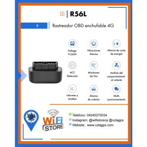 Rastreador OBD enchufable 4G